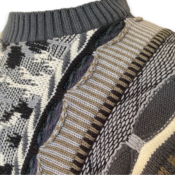 Vintage 80's 90's Le Tigre Coogie Style Sweater Mens Size XL - NEW - Picture 5 of 10